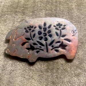 Copper Pig Trivet